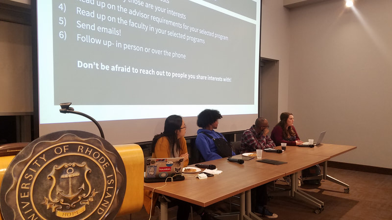 Student panel speaks on how to apply for graduate school